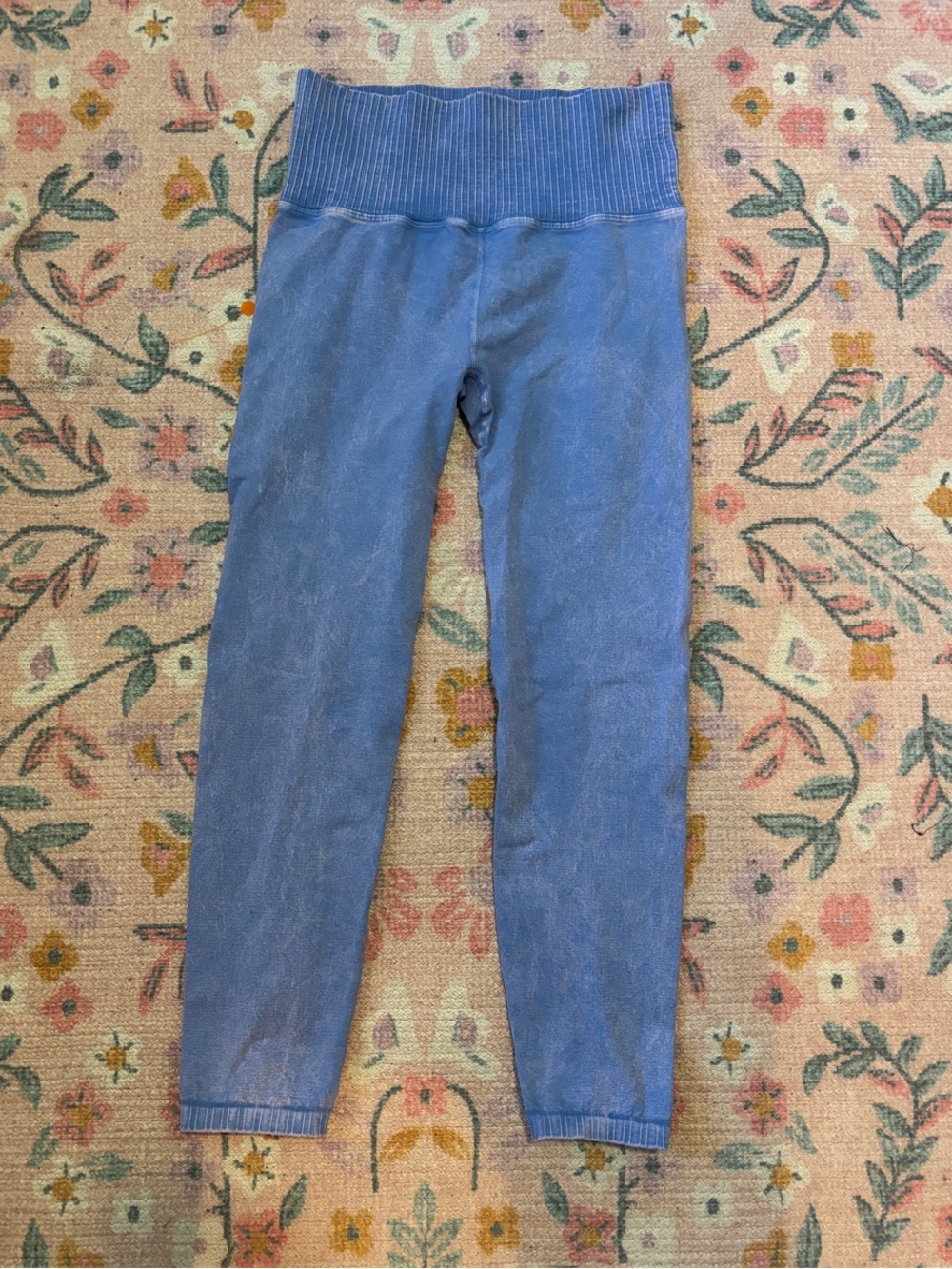 FP Movement by Free People Washed Blue High-Waist Leggings